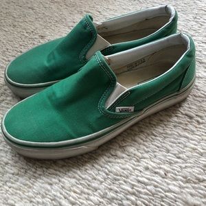 Vans Classic Slip On Sneaker 8.5 Kelly Green